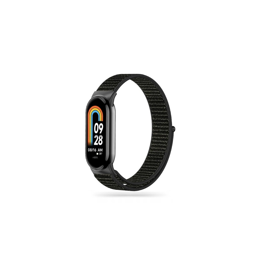 Каишка Tech-Protect Nylon за Xiaomi Smart Band 8 / 8 NFC, Black