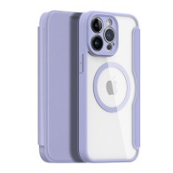 Калъф Dux Ducis Skin X Pro MagSafe Flip за iPhone 14 Pro Max, Purple