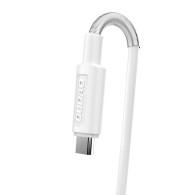Зарядно устройство Dudao Premium A2EU 2x USB / 5V/2.4A + micro USB Кабел, Бял