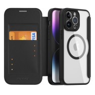 Калъф Dux Ducis Skin X Pro MagSafe Flip за iPhone 14 Pro, Black