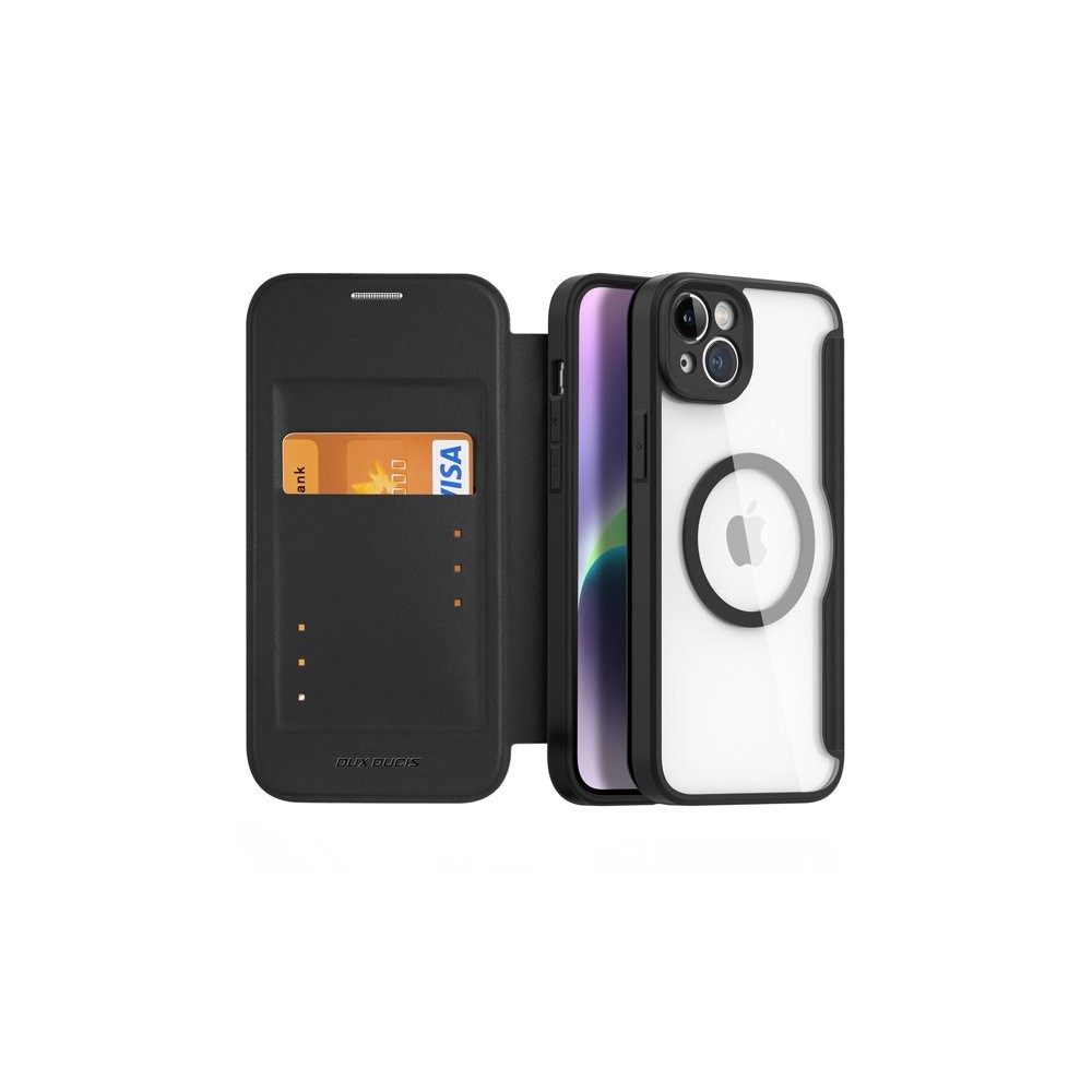 Калъф Dux Ducis Skin X Pro MagSafe Flip за iPhone 14 Plus, Black