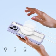 Калъф Dux Ducis Skin X Pro MagSafe Flip за iPhone 14, Purple