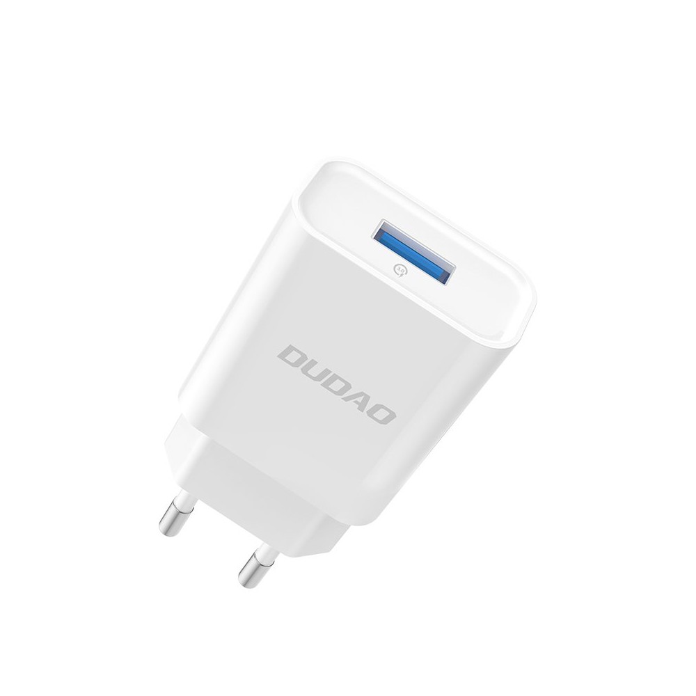 Адаптер Dudao Premium A3EU /5V /2.4A QC3.0 Quick Charge 3.0, Бял