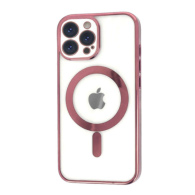 Калъф fixGuard Camera Shield Magsafe Silicone за iPhone 14 Pro Max, Pink