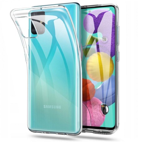 Калъф TECH-PROTECT FLEXAIR за SAMSUNG GALAXY A51, Прозрачен