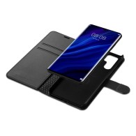 Калъф Spigen Wallet "S" Saffiano за Huawei P30 Pro, Black