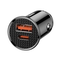 Зарядно за кола Baseus Circular PPS Quick Charge 4.0 , USB-C, PD, Черен