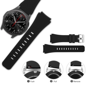 Каишка TECH-PROTECT Smoothband за Samsung Galaxy Watch 46mm, Черен
