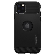 Калъф Spigen Rugged Armor за IPhone 11 Pro Max, Matte Black