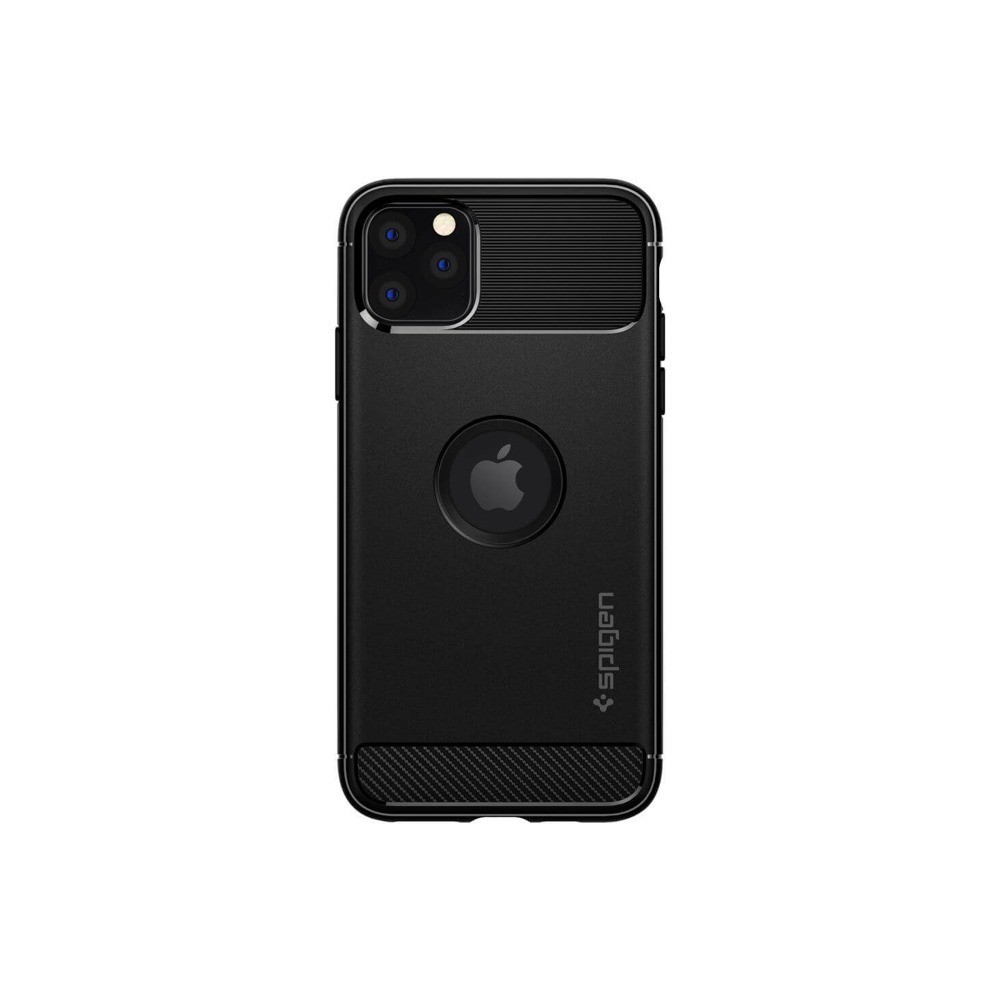Калъф Spigen Rugged Armor за IPhone 11 Pro Max, Matte Black