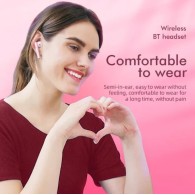 Безжични слушалки HOCO EW19 Plus, TWS Wireless, Delighted pink