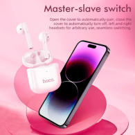Безжични слушалки HOCO EW19 Plus, TWS Wireless, Delighted Purple