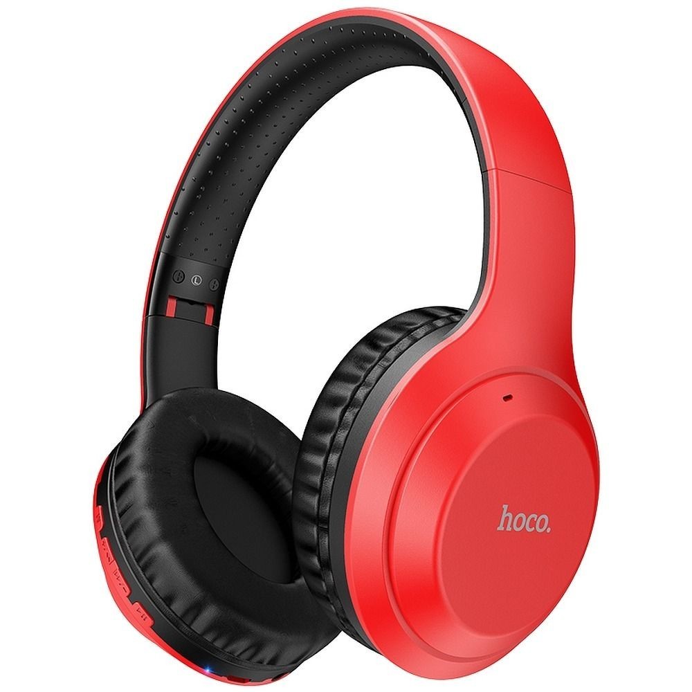 Безжични слушалки HOCO FUN move W30, Bluetooth, Red
