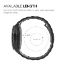 Каишка Tech-Protect Stainless за Samsung Gear S3, Черен