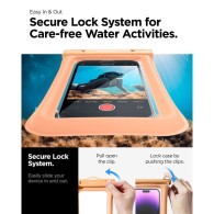 Калъф Spigen A610 Universal, Waterproof, Float Case, Универсален, Apricot