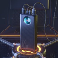 Външна батерия/PowerBank Baseus Amblight 30000 mAh, 65W , Black