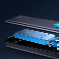 Външна батерия/PowerBank Baseus Amblight 30000 mAh, 65W , Black