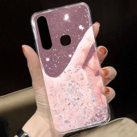 Калъф fixGuard Sequins Glue Glitter Case за Realme C35, Pink