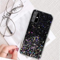 Калъф fixGuard Sequins Glue Glitter Case за IPhone 14, Black