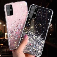 Калъф fixGuard Sequins Glue Glitter Case за IPhone 14 Pro, Pink