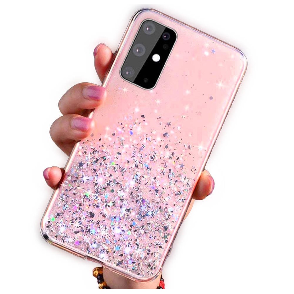 Калъф fixGuard Sequins Glue Glitter Case за Samsung Galaxy S23, Pink