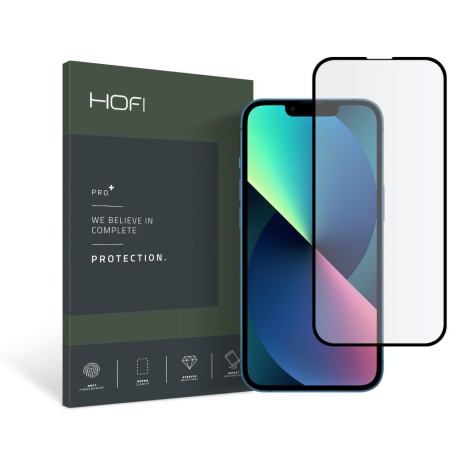 Стъклен протектор HOFI GLASS PRO+ за iPhone 13 PRO MAX, Черен