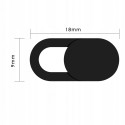 Стъклен протектор слайдър за уеб камера HOFI SLIM PRO+, Черен