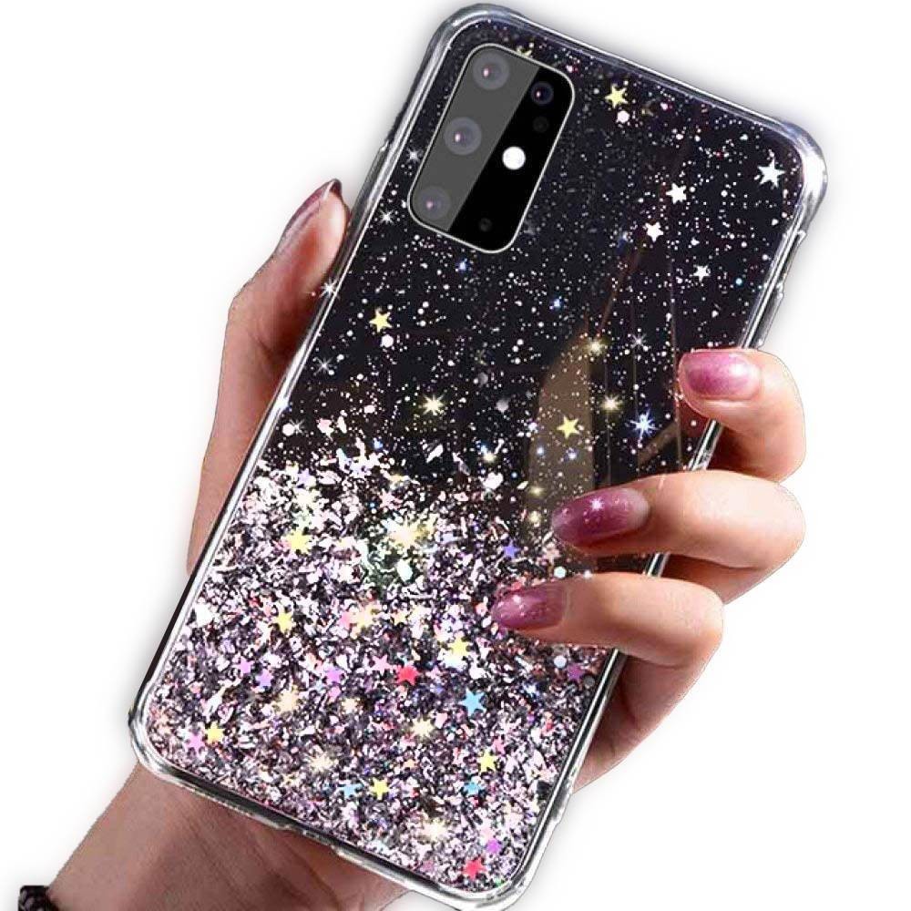 Калъф fixGuard Sequins Glue Glitter Case за Xiaomi Redmi Note 12 Pro 5G / Poco X5 Pro 5G, Black
