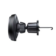 Стойка за кола и зарядно Tech-Protect MM15W-V4, Magnetic Wireless Magsafe Airvent, 15W, Черен