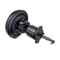 Стойка за кола и зарядно Tech-Protect MM15W-V4, Magnetic Wireless Magsafe Airvent, 15W, Черен