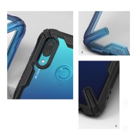 Удароустойчив хибриден кейс Ringke Fusion X за Xiaomi Redmi Note 7, Син