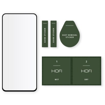 Стъклен протектор HOFI FULL PRO+ за XIAOMI POCO X3 PRO/X3 NFC, Черен