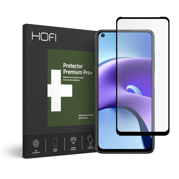 Стъклен протектор HOFI GLASS PRO+ за XIAOMI REDMI NOTE 9T 5G, Черен