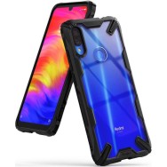 Удароустойчив хибриден кейс Ringke Fusion X за Xiaomi Redmi Note 7, Черен