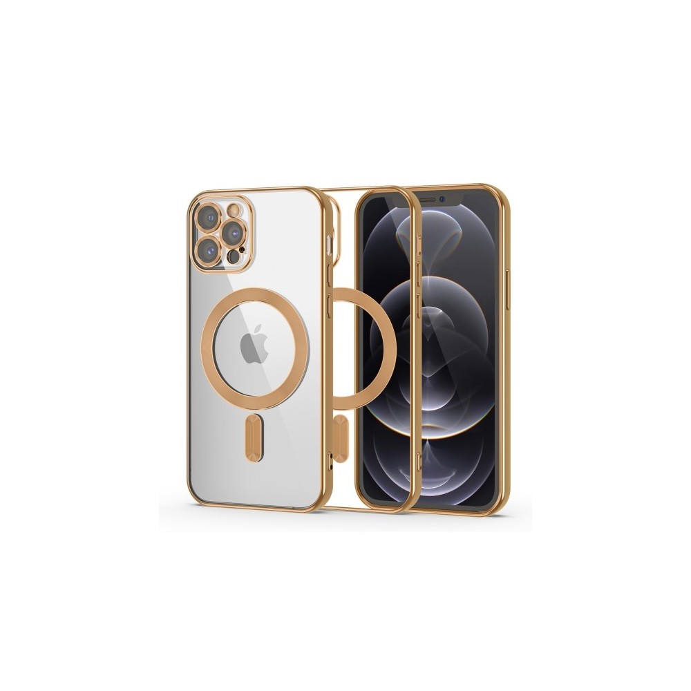 Калъф Tech-Protect MAGshine Magsafe За iPhone 12 Pro, Gold