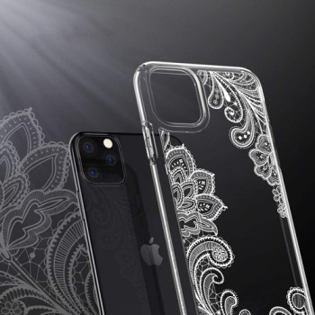 Spigen Ciel дизайнерски удароустойчив кейс за iPhone 11 Pro, White Mandala