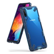 Удароустойчив хибриден кейс Ringke Fusion X за Samsung Galaxy A70, Син