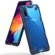Удароустойчив хибриден кейс Ringke Fusion X за Samsung Galaxy A50, Син