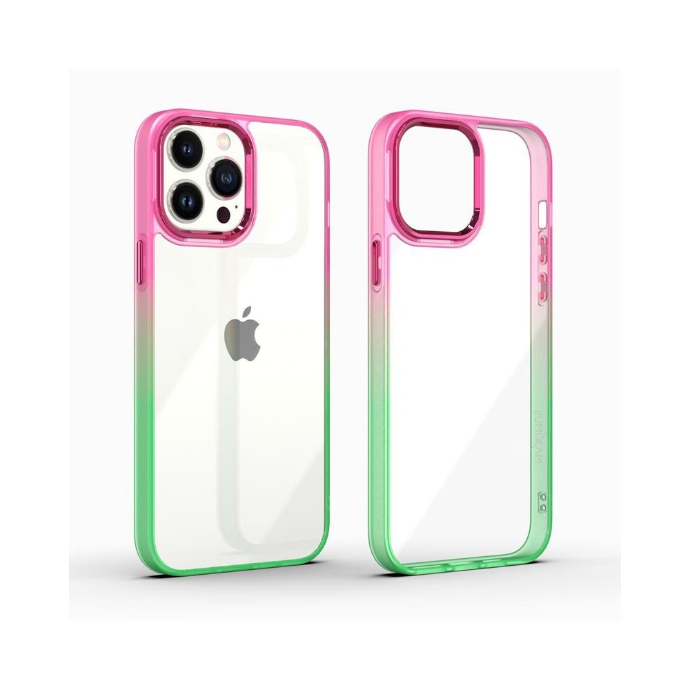 Калъф fixGuard MX Rainbow Case За iPhone 14 Plus, Red Green