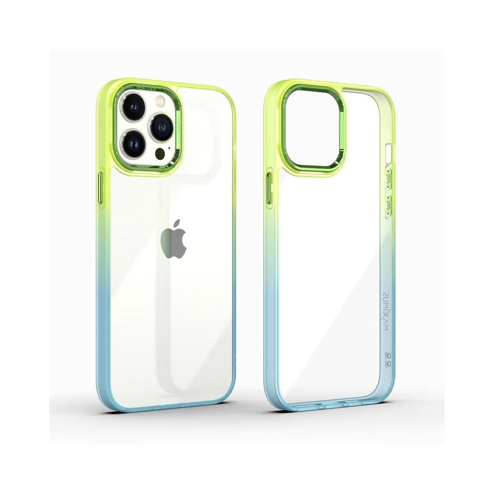Калъф fixGuard MX Rainbow Case За iPhone 14 Plus, Lime Blue