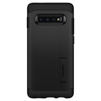 Spigen Slim Armor хибриден кейс с най-висока степен на защита за Samsung Galaxy S10+ Plus, Black