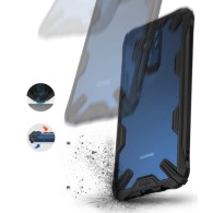 Удароустойчив хибриден кейс Ringke Fusion X за Huawei Mate 20 Lite, Черен