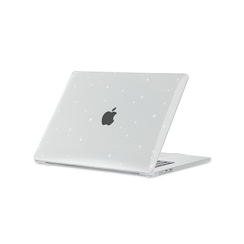 Калъф Tech-Protect Smartshell за Apple MacBook Air 15 2023, Glitter Clear