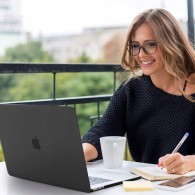 Калъф Tech-Protect Smartshell за Apple MacBook Air 15, 2023, Glitter Clear