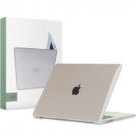 Калъф Tech-Protect Smartshell за Apple MacBook Air 15, 2023, Glitter Clear