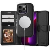 Калъф Tech-Protect Wallet Magsafe За iPhone 13 Pro, Black