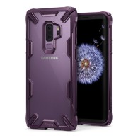 Удароустойчив хибриден кейс Ringke Fusion X за Samsung Galaxy S9 Plus, Лилав