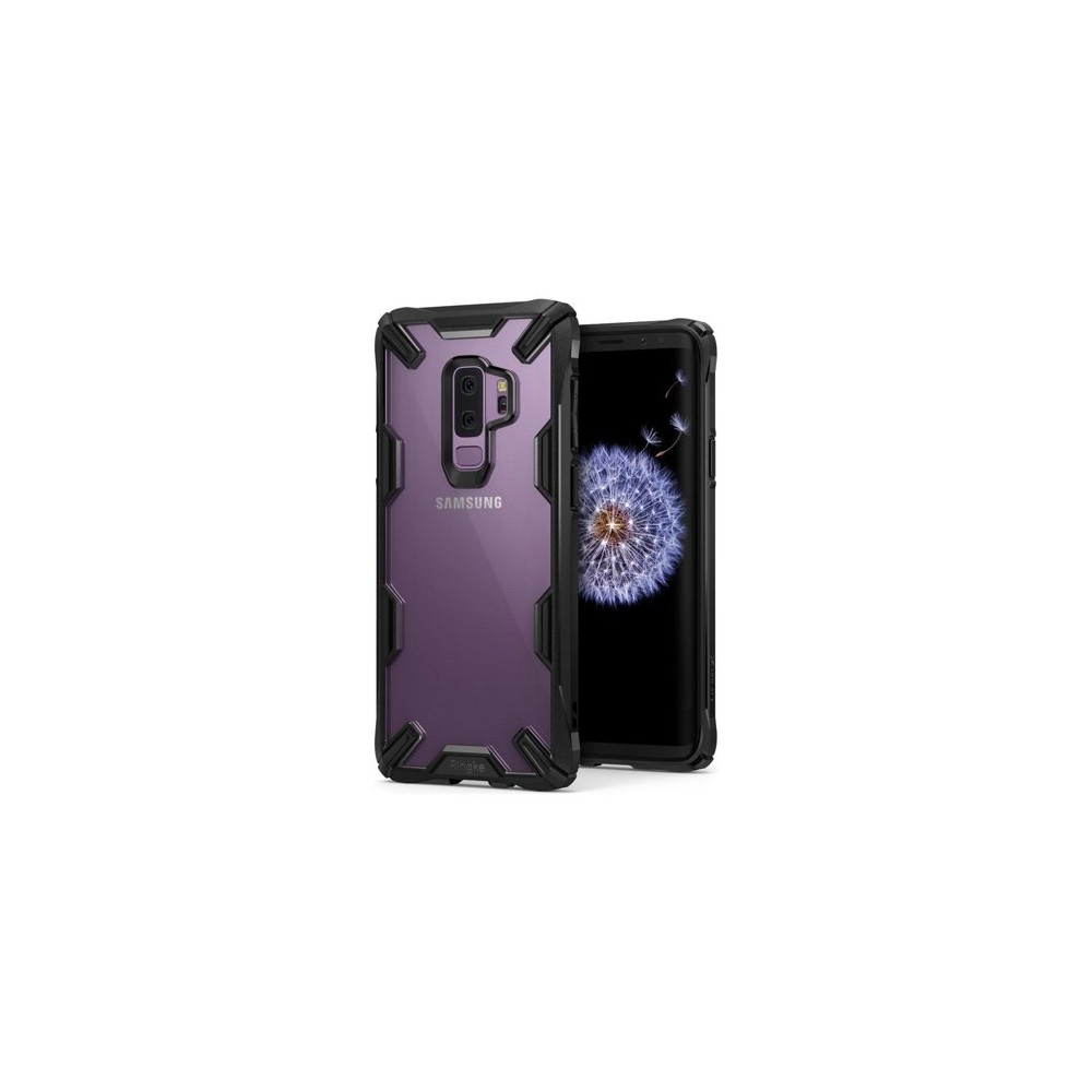 Удароустойчив хибриден кейс Ringke Fusion X за Samsung Galaxy S9 Plus, Черен