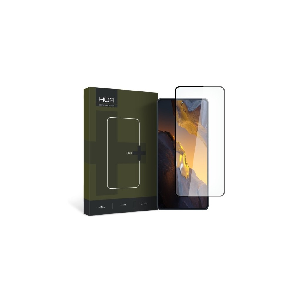 Стъклен Протектор Hofi Glass Pro+ за Xiaomi Poco F5, Black