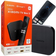 Медиа плеър Xiaomi MI TV Box S, 2nd Gen, PFJ4151EU, 4K, Voice Control, Черен